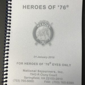 Heroes of '76 Ritual