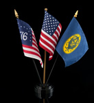 Miniature Flags with Base