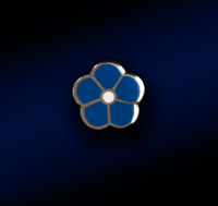 Forget-Me-Not Pin w/ Card