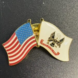 American/Army Crossed Flag Pin