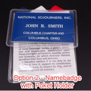 National Sojourners Nametag